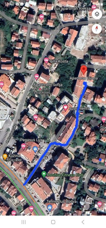 Apartman Elijana Будва Екстериор снимка